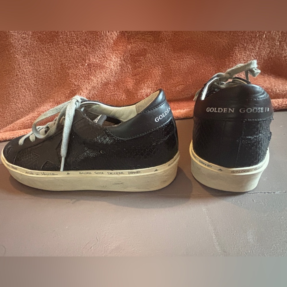 Golden Goose Black and White Sneakers - Picture 8 of 15